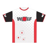 Sportovní dres Wolf bílý - L