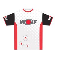 Sportovní dres Wolf bílý - M