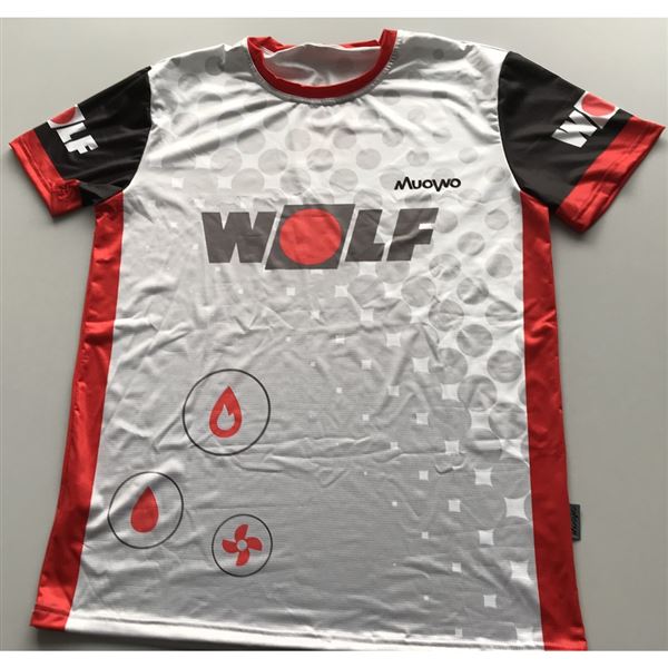 Sportovní dres Wolf bílý - XXL